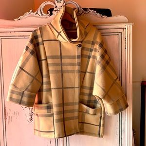 COPY - Toasty warm plaid jacket for spring and fall.